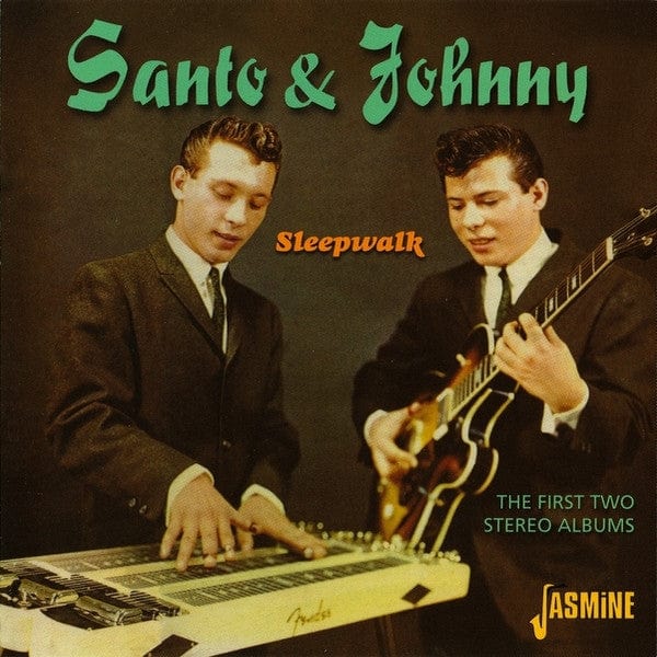 Santo & Johnny – Sleepwalk (CD, Jasmine Records, 2011) Front Cover