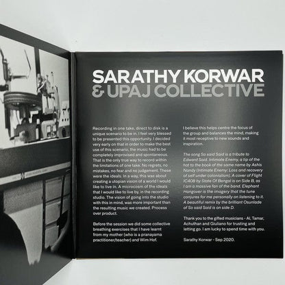 Sarathy Korwar & Upaj Collective - Direct-To-Disc Sessions  (2xLP) Night Dreamer Vinyl 0745125520308
