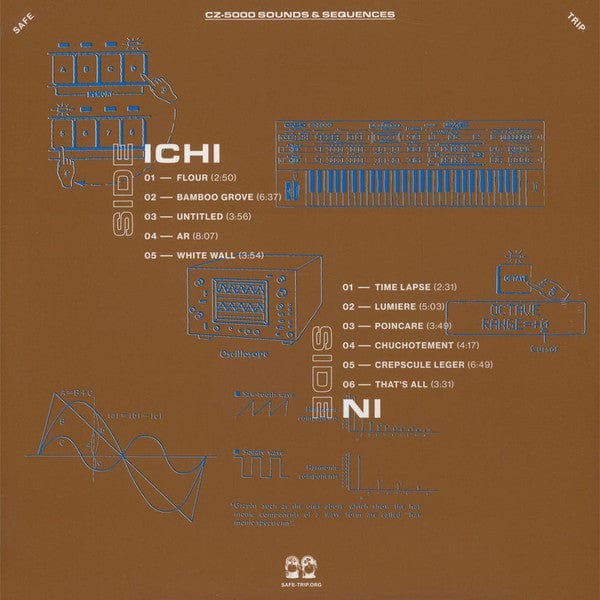 Satoshi & Makoto - CZ-5000 Sounds & Sequences (LP) Safe Trip Vinyl