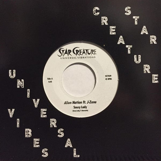 Saucy Lady ft. J-Zone - Alien Nation / Orbit (7") Star Creature Vinyl