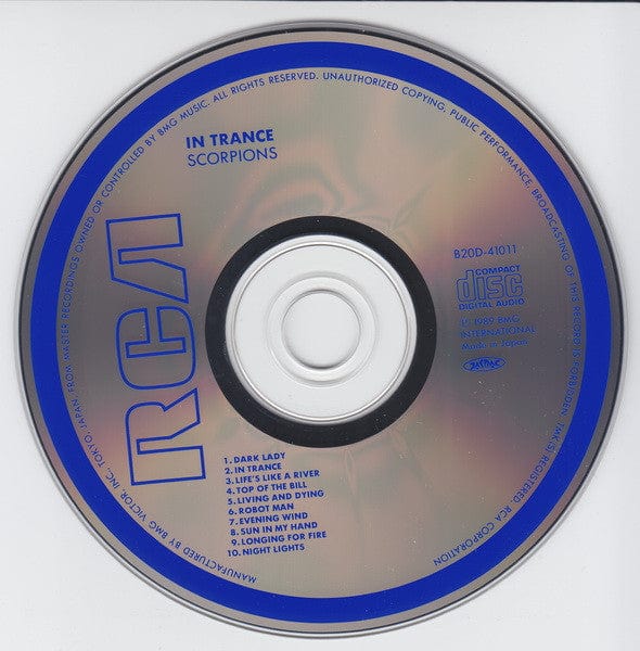 Scorpions - In Trance (CD) RCA CD 4988017014356
