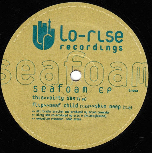 Seafoam – Seafoam EP (12", Lo-Rise Recordings, 2002) Front Cover