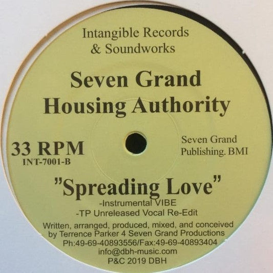 Seven Grand Housing Authority - Spreading Love (12") Intangible Records & Soundworks Vinyl