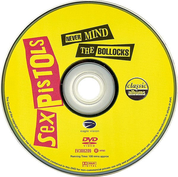 Sex Pistols - Never Mind The Bollocks Here's The Sex Pistols (DVD) Eagle Vision DVD 801213002092
