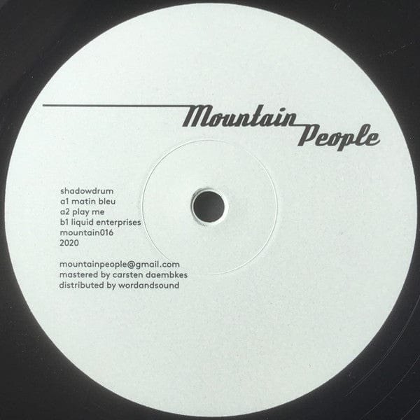 Shadowdrum - Matin Bleu (12") Mountain People Vinyl