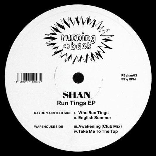 Shan (14) - Run Tings EP (12") Running Back Vinyl 4260544824975