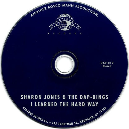 Sharon Jones & The Dap-Kings - I Learned The Hard Way (CD) Daptone Records CD 823134001923