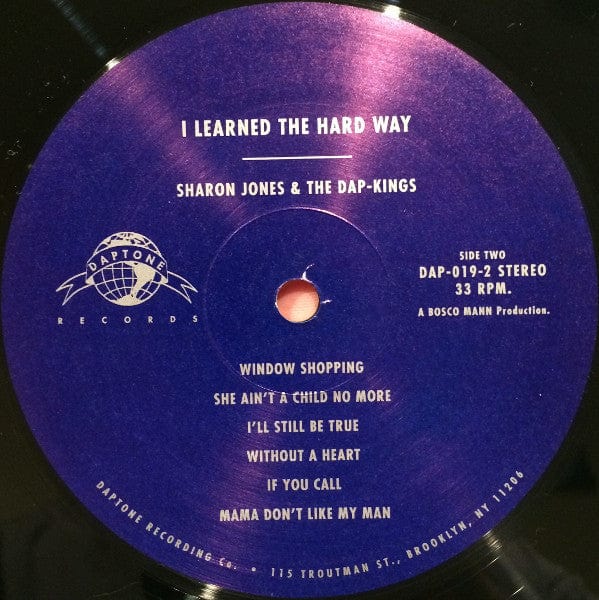 Sharon Jones & The Dap-Kings – I Learned The Hard Way (LP, Daptone Records, 2010) Image 4