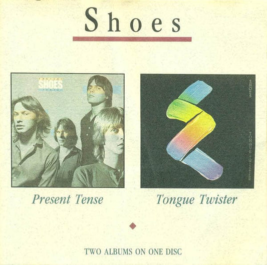 Shoes - Present Tense/Tongue Twister (CD) Black Vinyl Records (3) CD