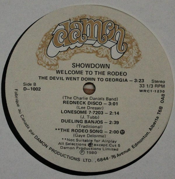 Showdown (4) - Welcome To The Rodeo (LP, Album) Damon, Damon