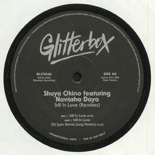 Shuya Okino Featuring Navasha Daya - Still In Love (Remixes) (12", Promo) Glitterbox