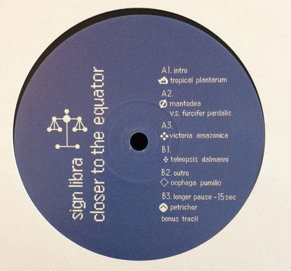 Sign Libra - Closer To The Equator (12") Antinote Vinyl