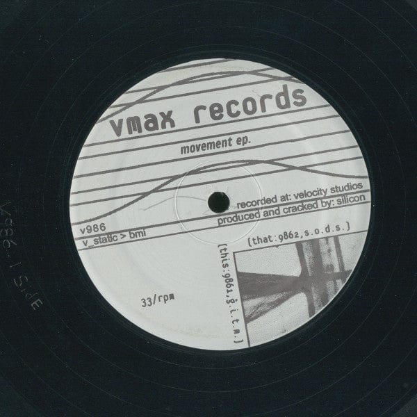 Silicon - Movement EP. (12") V-MAX Records Vinyl
