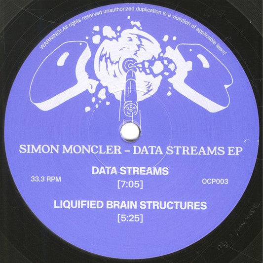 Simon Moncler - Data Streams EP (12") OCP Vinyl
