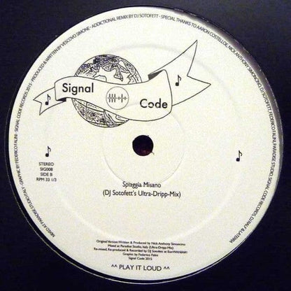Simoncino - Spiagge (12") Signal Code Records