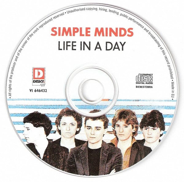 Simple Minds - Life In A Day (CD) Disky CD 0724356464322