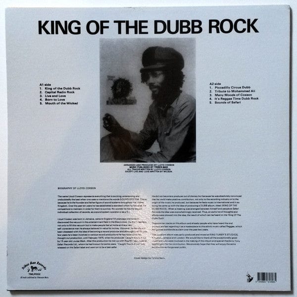 Sir Coxson Sound - King Of The Dub Rock (LP) Tribes Man Records,Tribes Man Records Vinyl 0649684818985