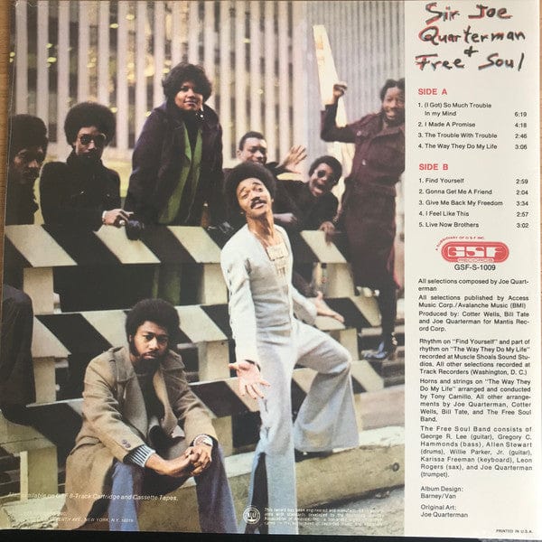 Sir Joe Quarterman & Free Soul - Sir Joe Quarterman & Free Soul (LP, Album, RE, Gat) on Mr Bongo at Further Records