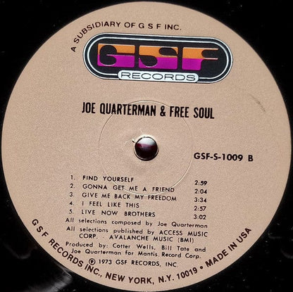 Sir Joe Quarterman & Free Soul - Sir Joe Quarterman & Free Soul (LP, Album, RE, Gat) on Mr Bongo at Further Records