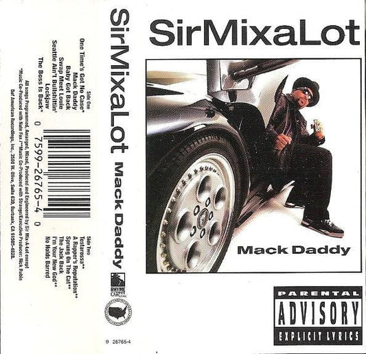 Sir Mix-A-Lot - Mack Daddy (Cassette) Def American Recordings Cassette 075992676540