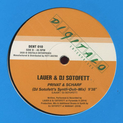 Skatebård / DJ Sotofett / Lauer* - Decoded Satellite / Privat & Scharf (12") Digitalo Enterprises Vinyl