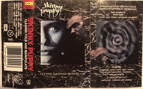 Skinny Puppy – Cleanse Fold And Manipulate (Cassette, Capitol Records, 1987) Image 3