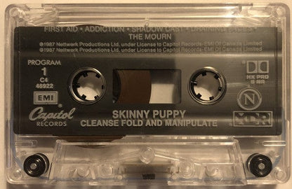Skinny Puppy – Cleanse Fold And Manipulate (Cassette, Capitol Records, 1987) Image 5