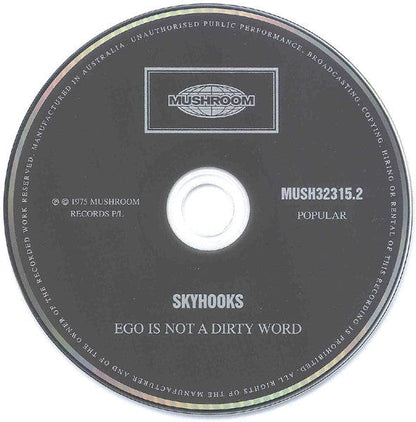 Skyhooks - Ego Is Not A Dirty Word (CD) Mushroom CD 9397603231520M