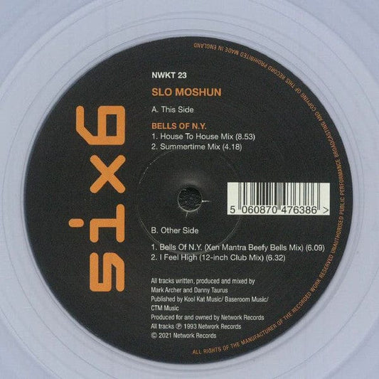 Slo Moshun - Bells Of N.Y. (12") Network Records,Six By Six Vinyl 5060870476386