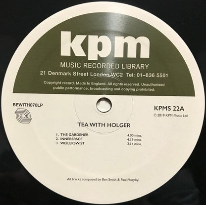 Smith & Mudd - Tea With Holger (LP) Be With Records,KPM Music Vinyl 4251648414094