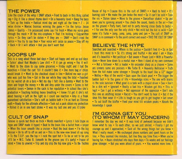 Snap! - World Power (Cassette) Arista, Arista Cassette 7822185364