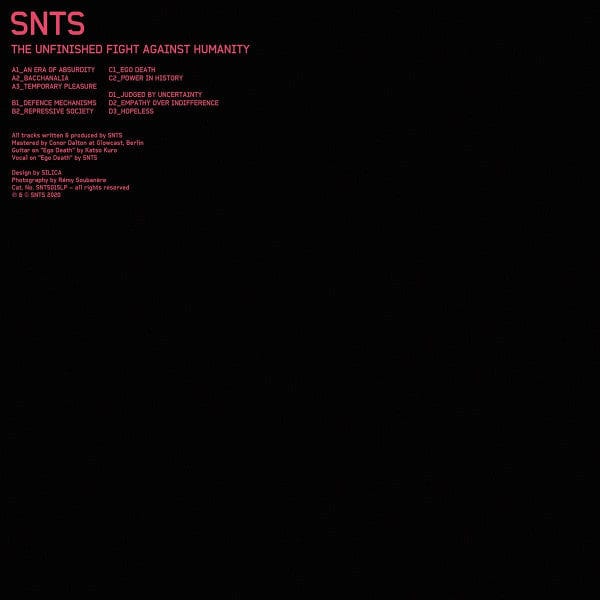 SNTS - The Unfinished Fight Against Humanity LP (2x12") SNTS Vinyl