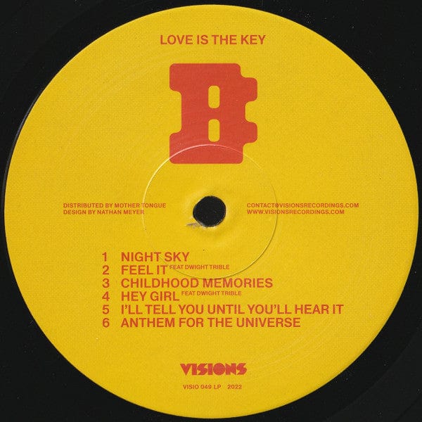 Sohan Wilson - Love Is The Key (LP) Visions Recordings Vinyl