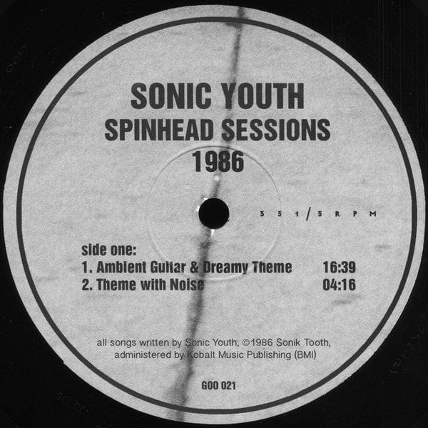 Sonic Youth - Spinhead Sessions (1986) (LP) Goofin' Records Vinyl 787996802114