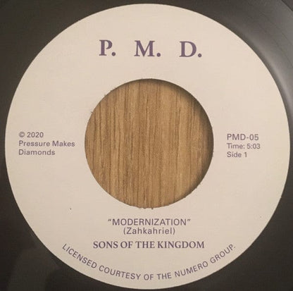 Sons Of The Kingdom - Modernization / Hey There (7") Pressure Makes Diamonds Vinyl