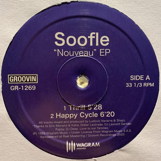 Soofle - Nouveau EP (12") Groovin Recordings Vinyl