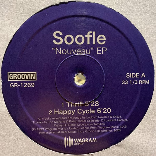 Soofle – Nouveau EP (12", Groovin Recordings, 2020) Front Cover