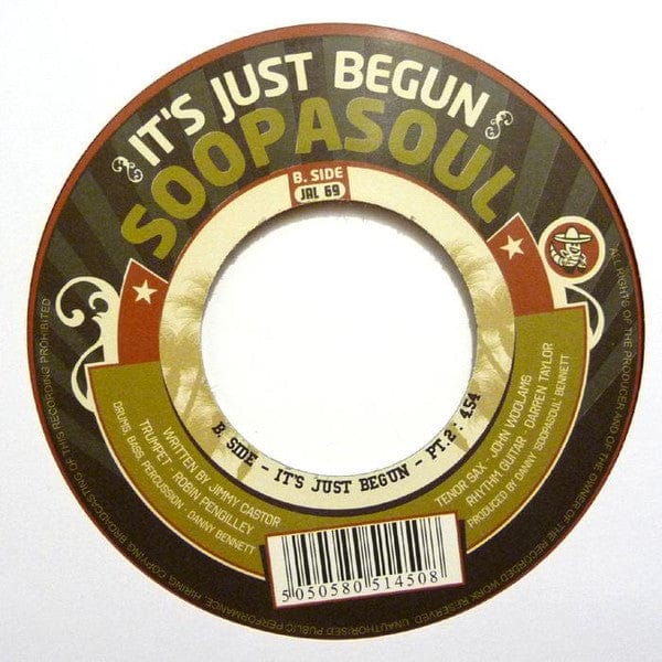 SoopaSoul - It's Just Begun (7") Jalapeno Records