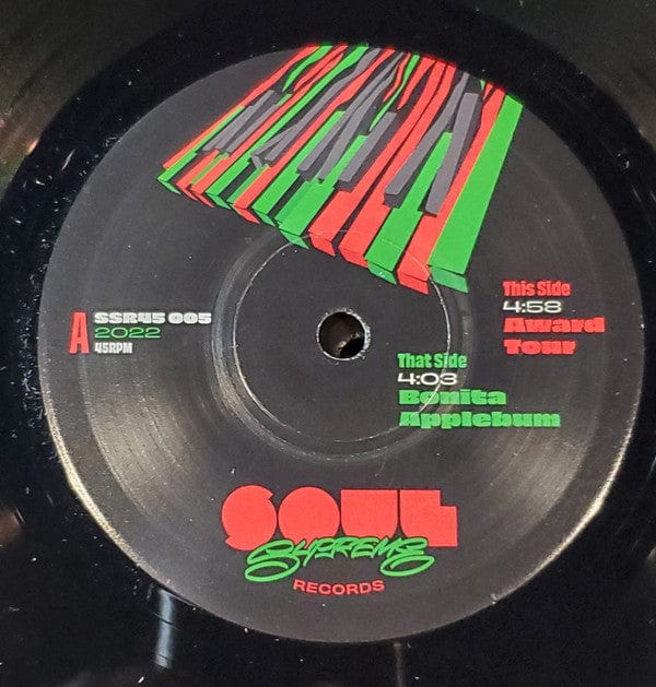 Soul Supreme – Award Tour (We Gettin' Down) / Bonita Applebum (Daylight) (7", Soul Supreme Records, 2022) Back Cover