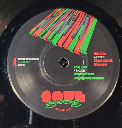 Soul Supreme – Award Tour (We Gettin' Down) / Bonita Applebum (Daylight) (7", Soul Supreme Records, 2022) Back Cover