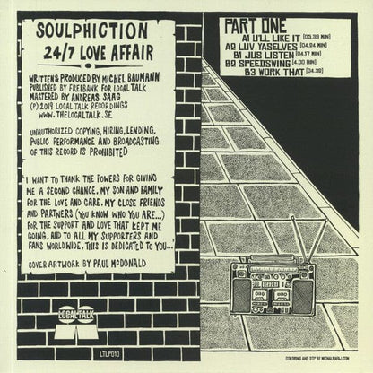 Soulphiction - 24/7 Love Affair (Part One) (LP) Local Talk