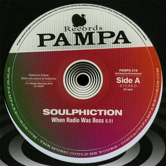 Soulphiction - When Radio Was Boss / Maybachswagger (12") Pampa Records