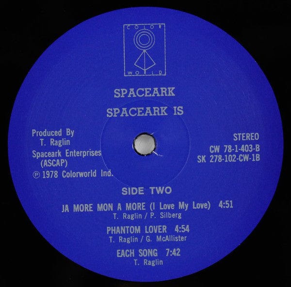 Spaceark - Spaceark Is (LP, Album, RE, RM, S/Edition) Mr Bongo, Color World