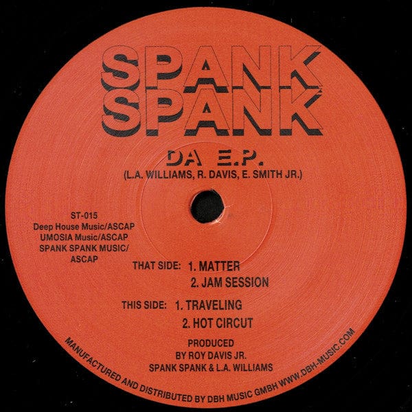 Spank Spank -  Da Ep (12") Sex Trax (2) Vinyl