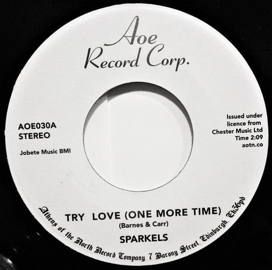 Sparkels* - Try Love (One More Time) / That Boy Of Mine (7", Single, RE) on Further Records at Further Records