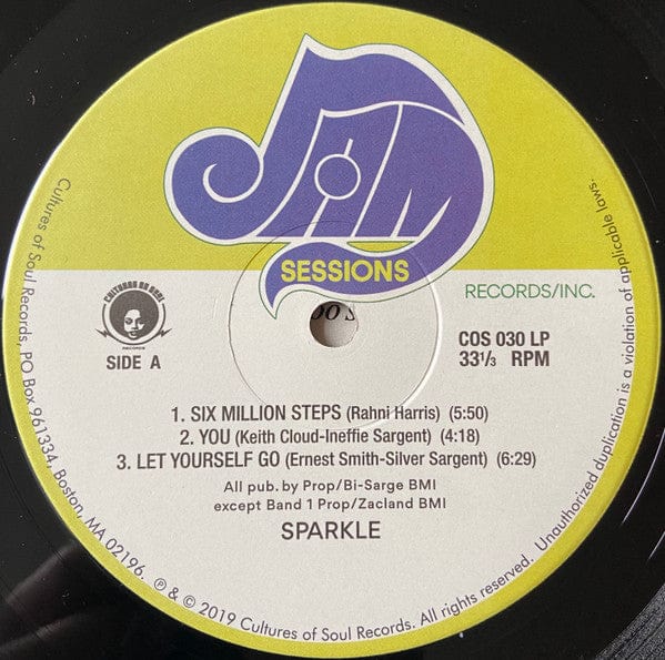 Sparkle (13) - Sparkle (LP) Cultures Of Soul Records Vinyl 820250003015