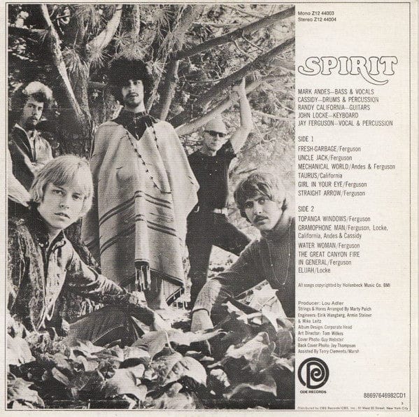 Spirit (8) - Original Album Classics (5xCD) Legacy,Epic,Ode Records (2),Sony Music CD 886976469825