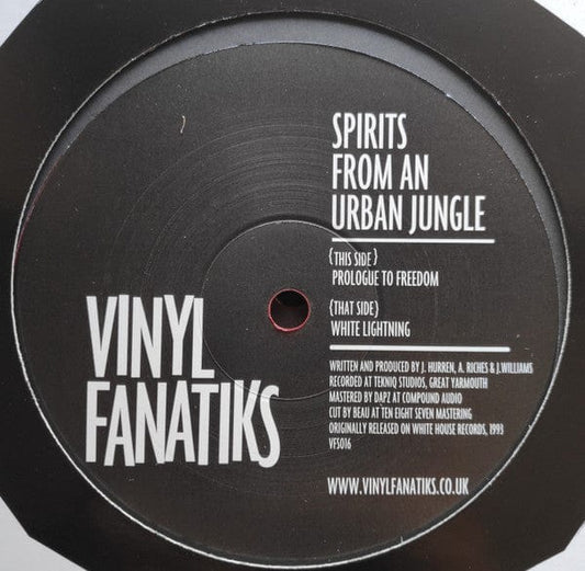 Spirits From An Urban Jungle - Prologue To Freedom / White Lightning (12") Vinyl Fanatiks Vinyl
