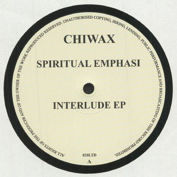 Spiritual Emphasi - Interlude EP (12") Chiwax Vinyl