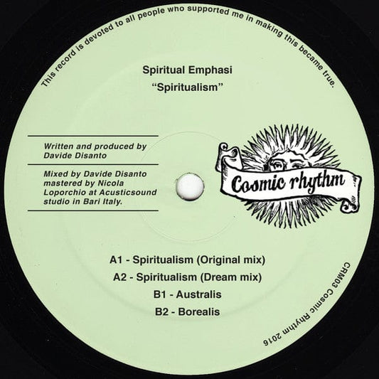 Spiritual Emphasi - Spiritualism (12") Cosmic Rhythm Vinyl